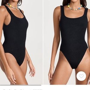 Hunza G square neck one piece